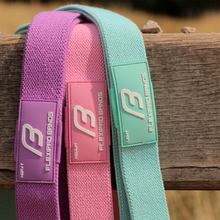 Load image into Gallery viewer, Turquoise, Pink, Purple Resistance Bands
